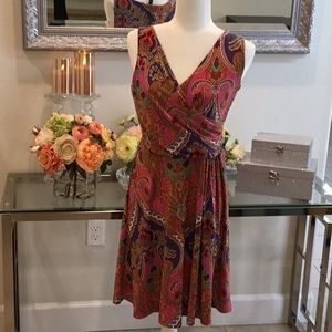 Lauren by Ralph Lauren colorful dress!